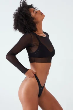 Caroline Mesh Crop Top