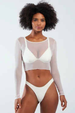 Caroline Mesh Crop Top