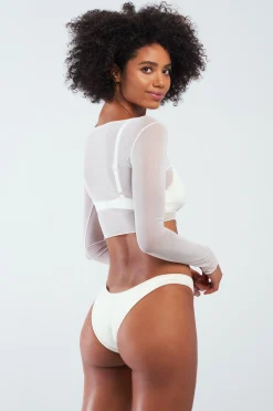 Caroline Mesh Crop Top