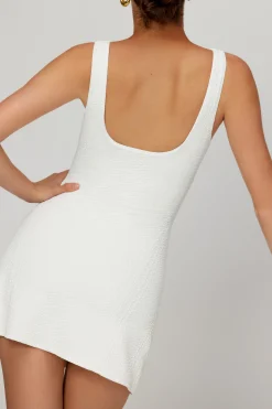 Ezzie Snakeskin Dress