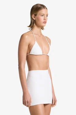 Joelle Snakeskin Skirt