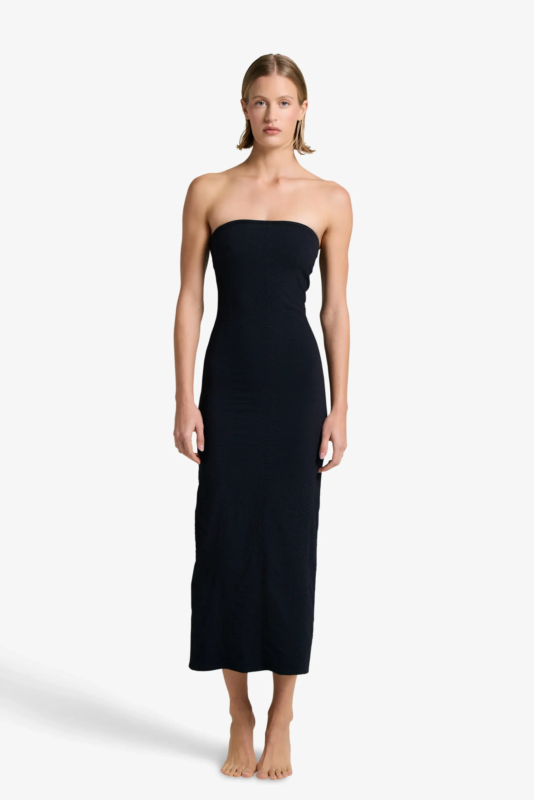 Maya Snakeskin Dress